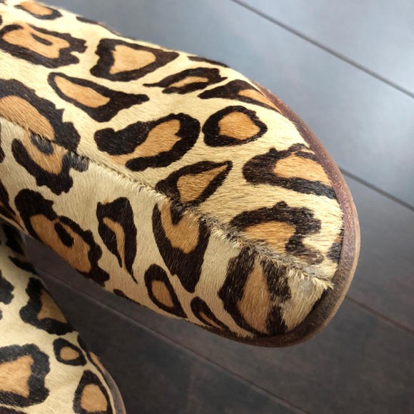 Sam Edelman Calf Hair Cheetah Petty Booties - Picture 16 of 16